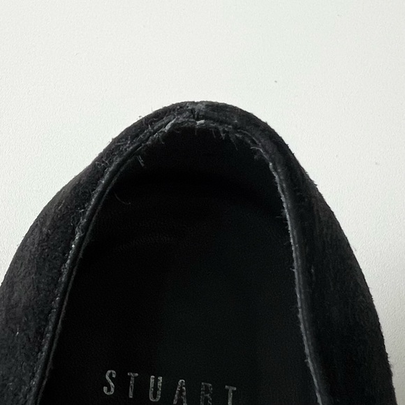 Stuart Weitzman Black Suede Loafers Size 8 1/2 M - Picture 9 of 9